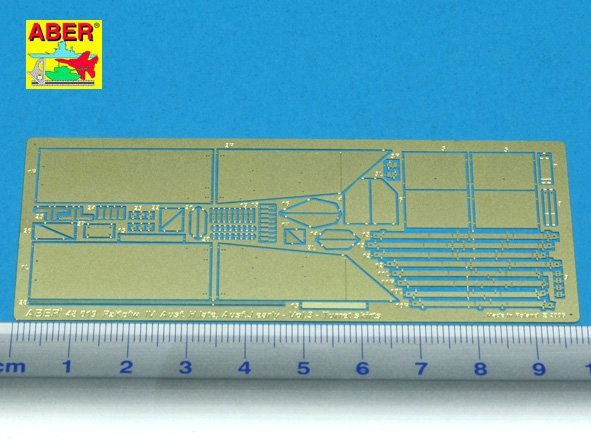 Aber 48019 German medium tank Pz.Kpfw. IV, Ausf.H, J early - vol. 3 - additional set - turret skirts 1/48 – obrázek 2