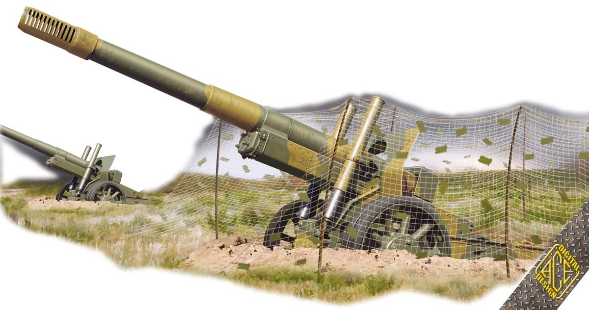 ACE 72581 ML-20 Canon-obusier soviétique de 152 mm de la Seconde Guerre mondiale, échelle 1/72