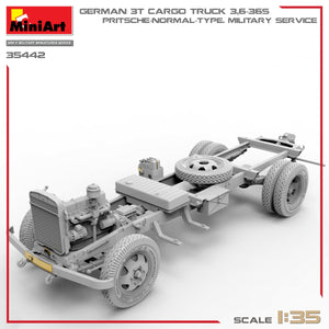 Miniart 35442 GERMAN 3T CARGO TRUCK 3.6-36S. PRITSCHE-NORMAL-TYPE. MILITARY SERVICE 1/35 – imagen 7