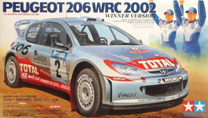 Tamiya 24262 Peugeot 206 WRC 2002 Winner Version 1/24