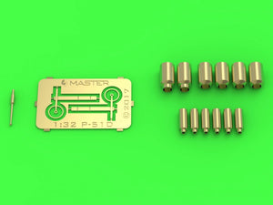 Master AM-32-100 P-51D Mustang Armament &amp;amp; Gunsight detail set (1/32)