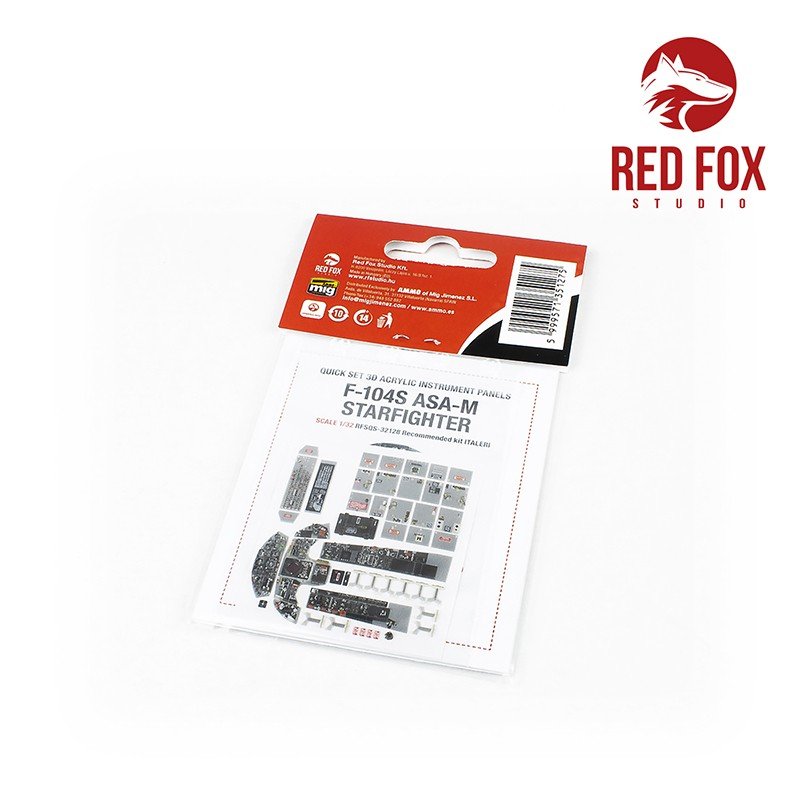 Red Fox Studio QS-32128 F-104S ASA M Starfighter (for Italeri kit) 1/32 – obrázek 2