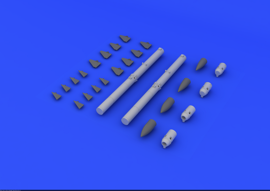 Eduard 648084 AIM-120A/ B AMRAAM (2pcs) 1/48 – Bild 3