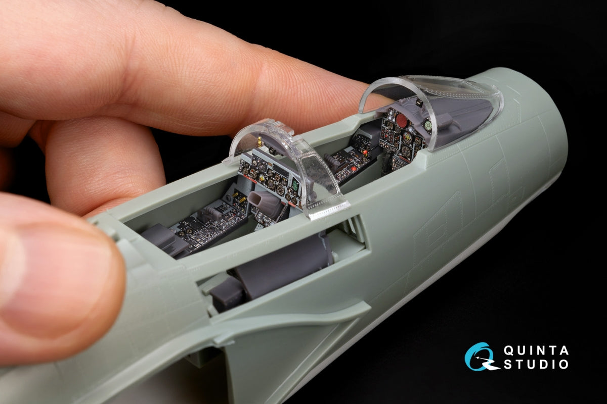 Quinta Studio QDS+48488 F-4D early Phantom II 3D-Printed &amp;amp; colored Interior on decal paper (Academy) (Small version) (with 3D-printed resin parts) 1/48 – obrázek 13