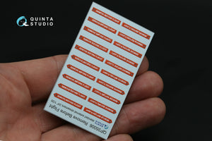 Quinta Studio QP35006 Remove Before Flight standard external streamer 24, 20 Pcs 1/35 – Bild 5