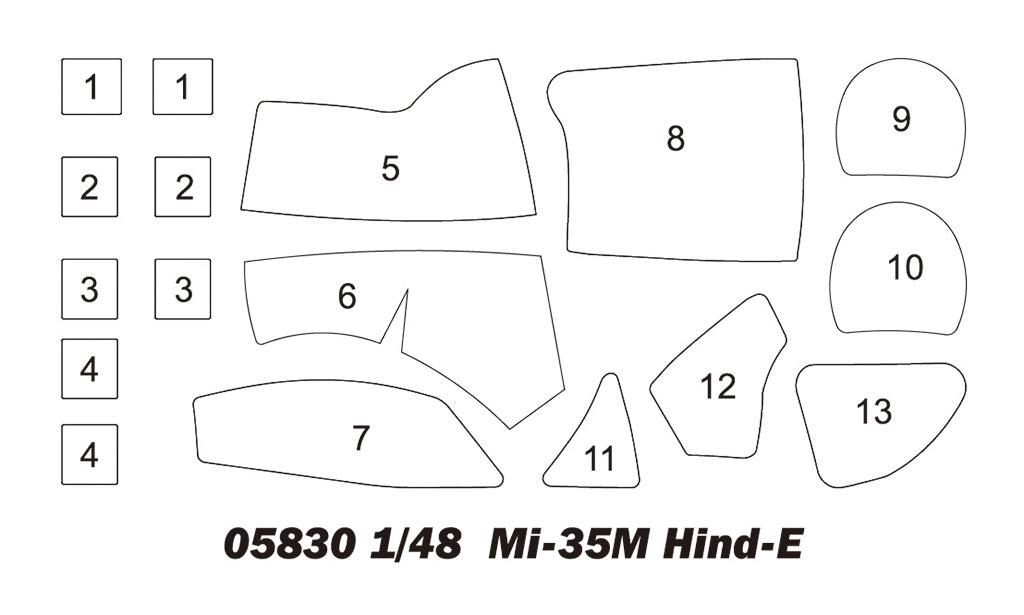 Trumpeter 05830 Mi-35M Hind-E 1/48 – image 5