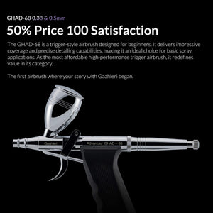 Gaahleri 40140 Advanced Series GHAD-68 Airbrush 0,38 mm &amp; 0,5 mm, 1/4 oz &amp; 1/2 oz