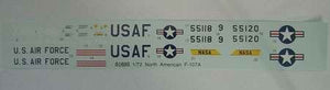 Trumpeter 01605 North American F-107A Ultra Saber (1/72) – imagen 2