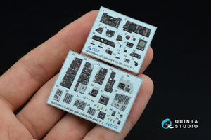 Quinta Studio QD+48449 F-4G late 3D-Printed &amp;amp; colored Interior on decal paper (Zoukei Mura SWS) (with 3D-printed resin parts) 1/48 – image 4