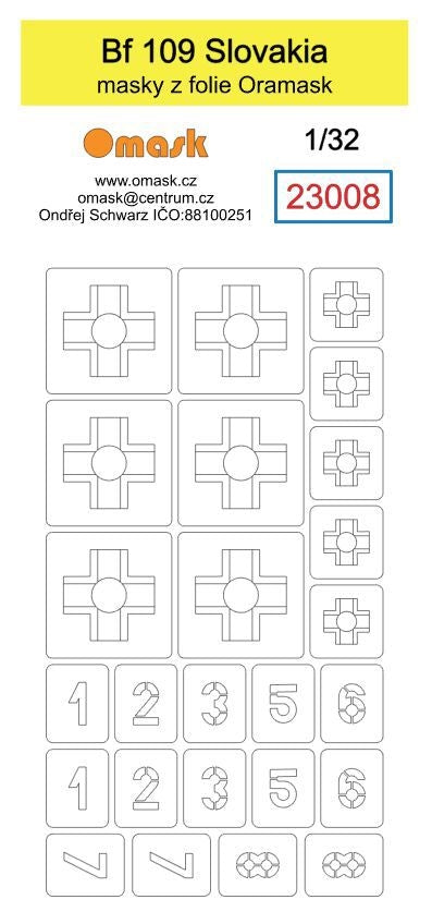 Omask 23008 Bf 109 Slovakia 1/32