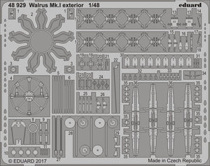 Eduard 48929 Walrus Mk. And exterior 1/48 AIRFIX