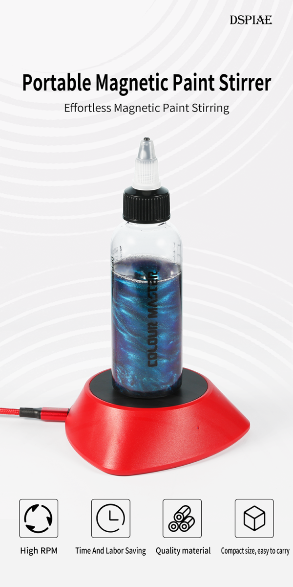 DSPIAE MS-01LE Portable Magnetic Paint Stirrer