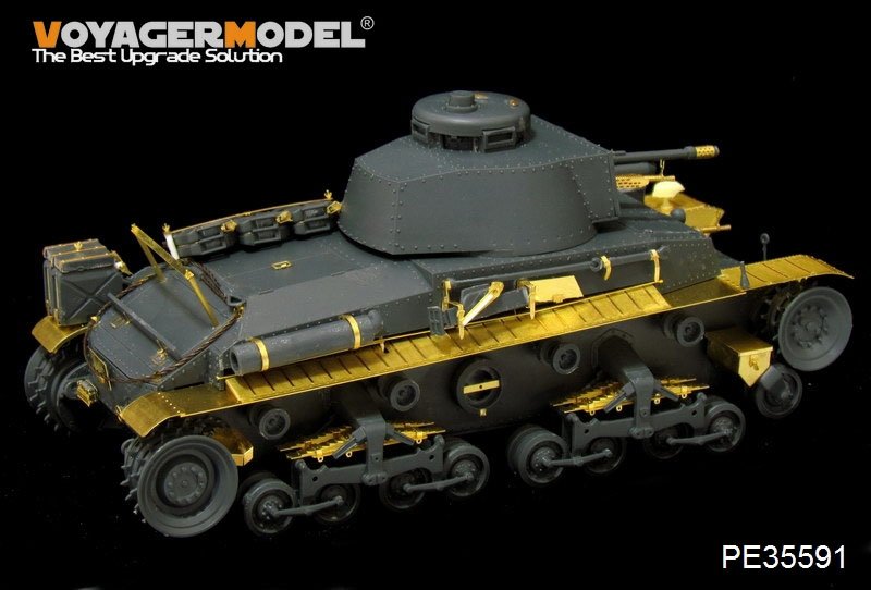 Voyager Model PE35591 WWII German Pz.Kpfw.35(t) (Machine Gun barrel Include) (OR ACADEMY 13280 1/35 – obrázek 2