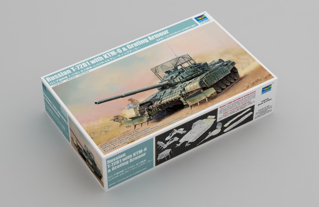 Trumpeter 09609 Russian T-72B1 with KTM-6 &amp;amp; Grating Armor 1/35 – image 2