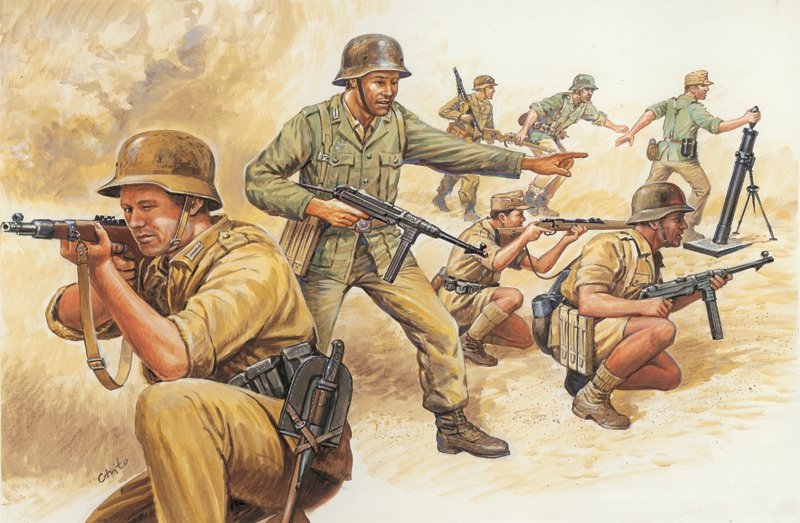 Italeri 6076 Afrika Korps 1/72