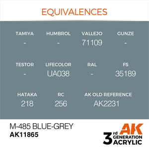 AK Interactive AK11865 M-485 BLUE-GRAY – AIR 17 ml – image 3