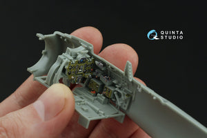 Quinta Studio QD48468 A6M2 Zero (Mitsubishi Prod.) 3D-Printed colored Interior on decal paper (Academy) 1/48 – Bild 8