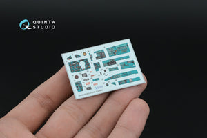 Quinta Studio QD+48579 MiG-21SMT Fishbed-K 3D-Printed &amp;amp; colored Interior on decal paper (Eduard) (with 3D-printed resin parts) 1/48 – image 3