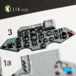 KELIK K72040 SU-27 INTERIOR 3D DECALS FOR TRUMPETER KIT 1/72 – immagine 3