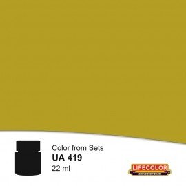 Lifecolor UA419 Uniformes de l'armée américaine Olive Drablight Moutarde 22 ml