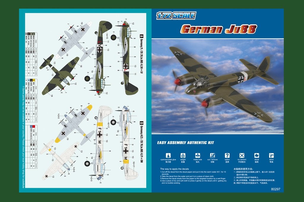 Hobby Boss 80297 German Ju88 1/72 – Bild 2