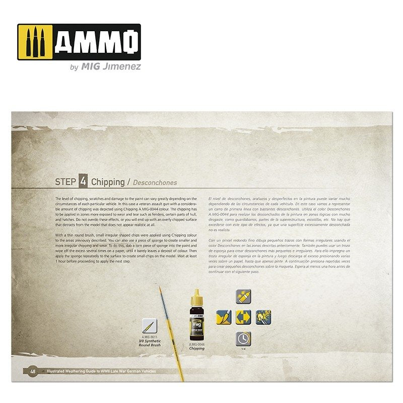 AMMO of Mig Jimenez 6015 ILLUSTRATED GUIDE OF WWII LATE GERMAN VEHICLES (English, Spanish) – Bild 2
