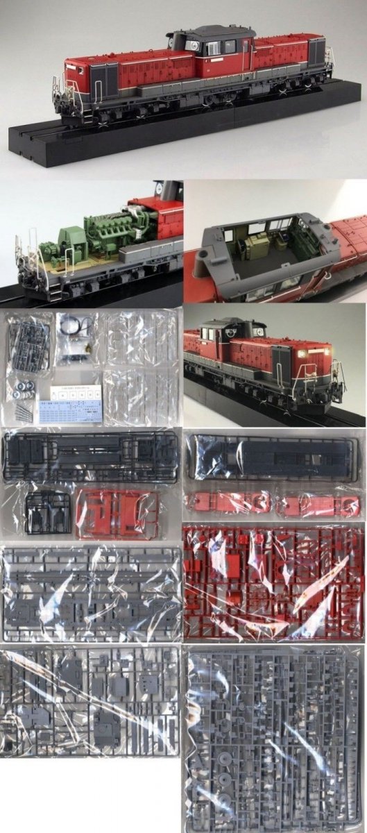 Aoshima 00998 Diesel locomotive DD51 Super Detail 1/45 – obrázek 2