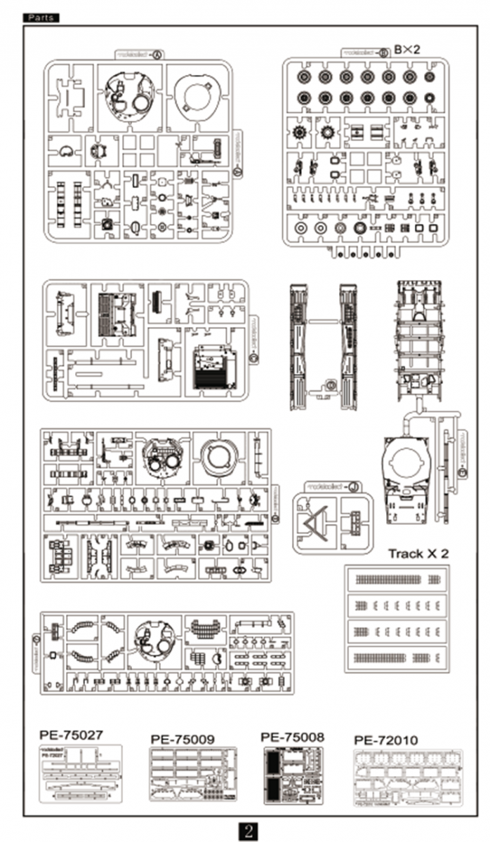 Modelcollect UA72193 Soviet T-80 Main Battle Tank 1970S-1990S N in1 1/72 – image 9