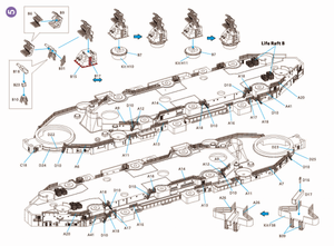 Very Fire VF700009 USS Missouri BB-63 Detail Up Set for VeryFire 1/700 – Bild 6