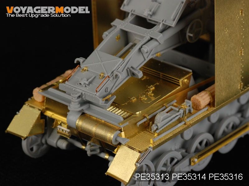 Voyager Model PE35313 WWII German 150mm s.IG.33(Sf) auf Pz.Kpfw.I Ausf.B Basic For DRAGON 6259 1/35 – image 3