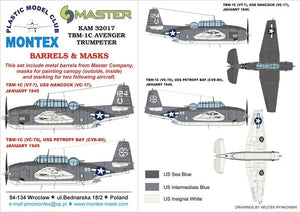 Montex KAM32017 TBF-1C Avenger 1/32