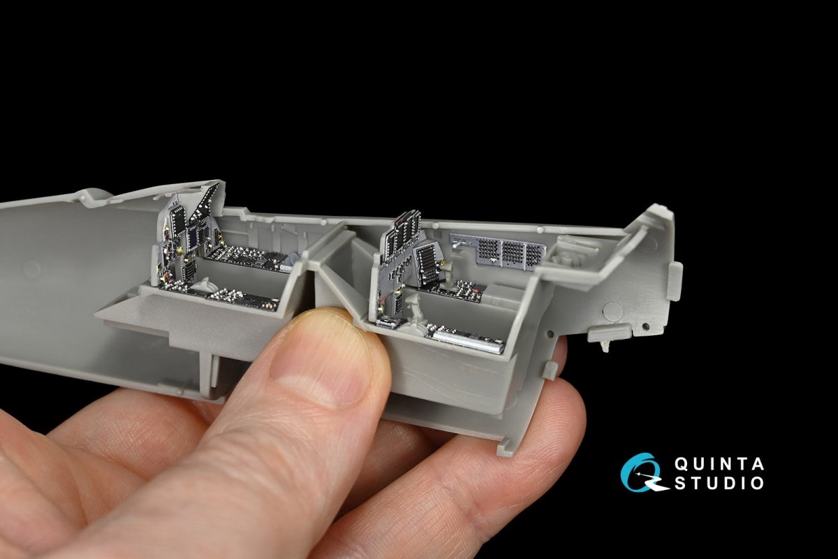Quinta Studio QD48052 F-15E 3D-Printed &amp;amp; colored Interior on decal paper (for Revell kit) 1/48 – image 11