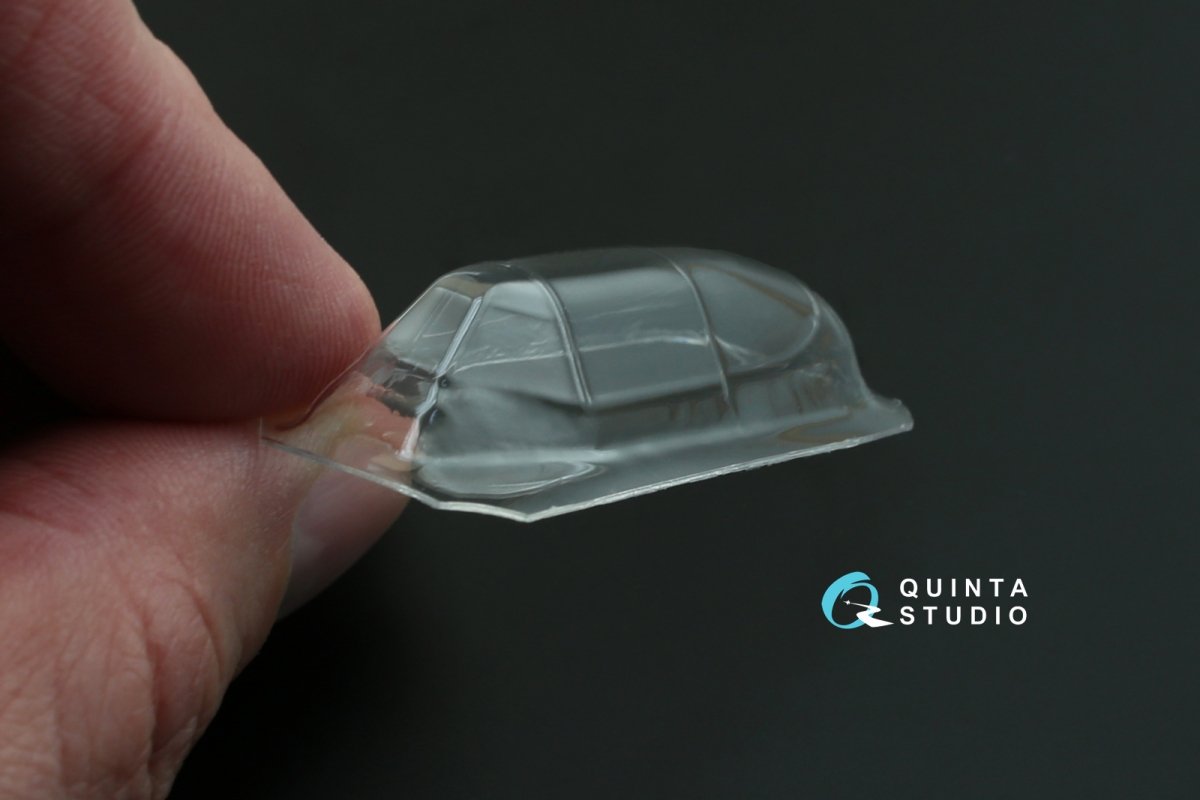 Quinta Studio QC48020 Yak-1B correction vacuformed clear canopy 1 pcs (for Accurate miniatures/Zvezda/Eduard kit) 1/48 – image 6