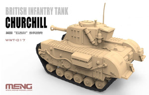 Meng Model WWT-017 World War Toons Churchill British Infantry Tank – obrázek 3