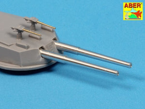 Ensemble de canons Aber 350L-65 pour cuirassé HMS Dreadnought : 12&amp;#39;&amp;#39; Mk.X BLx 10 pièces, 12 cwt QF Mk I x 26 pièces (1/350) – image 3