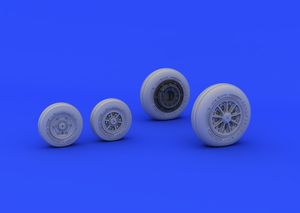 Eduard 648181 F-104 undercarriage wheels late 1/48 (Hasegawa) – obrázek 2