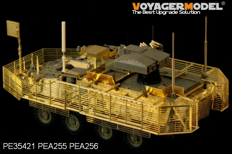 Modèle Voyager PEA256 Dispositif anti-IED Rhino de la famille Stryker américaine moderne/VHF/UHF (GP) 1/35  – image 7