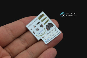 Quinta Studio QD72139 P-51D early 3D-Printed colored Interior on decal paper (Airfix) 1/72 – image 4