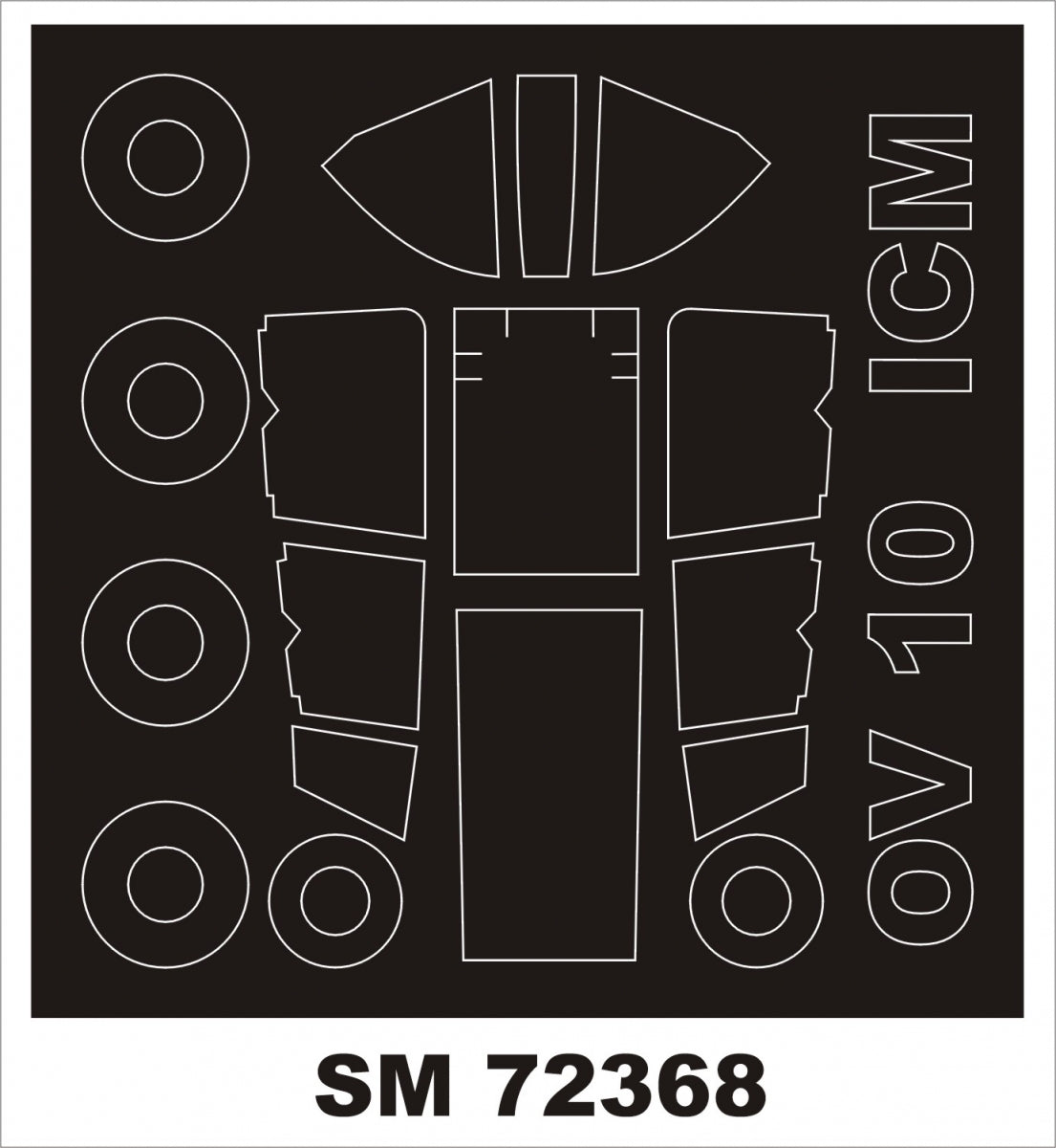 Montex SM72368 OV-10D for ICM 1/72