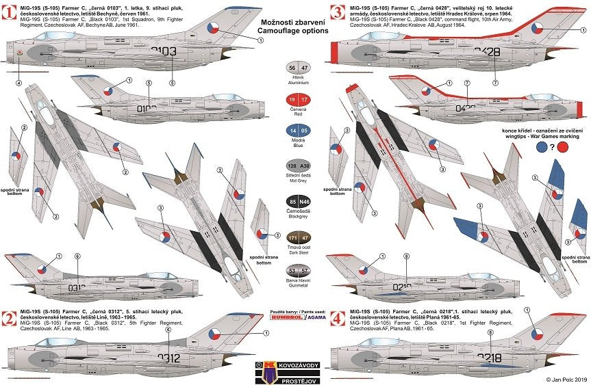 Kovozavody Prostejov KPM0158 MiG-19S “Farmer-C” 1/72 – image 2
