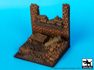 Black Dog D35014 Wall with sand bags base 1/35 – obrázek 5