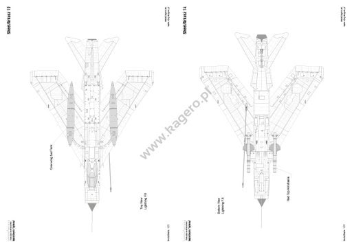 Kagero 7132 English Electric Lightning EN/PL – obrázek 5