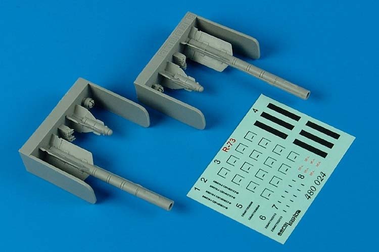 Aerobonus 480024 R-73 (AA-11 Archer) missile air-air (1/48)