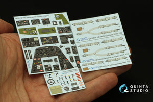 Quinta Studio QD32178 TBM-3 Avenger 3D-Printed colored Interior on decal paper (Trumpeter) 1/32 – image 3