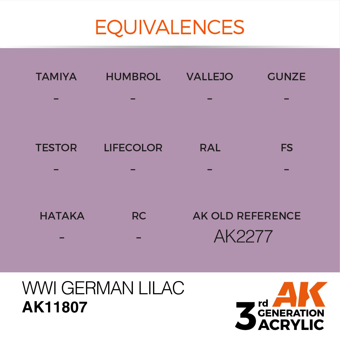 AK Interactive AK11807 WWI GERMAN LILAC – AIR 17ml – image 3
