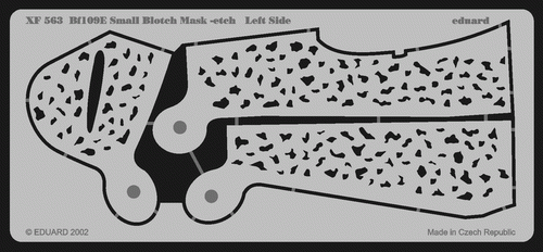 Eduard XF563 Bf 109E Small Blotch mask-etch 1/48 – Bild 2
