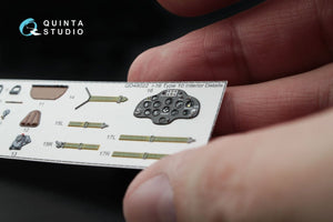Quinta Studio QD48022 I-16 type 10 3D-Printed &amp;amp; colored Interior on decal paper (for all kits) 1/48 – immagine 5