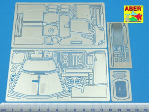 Aber 35132 German half-track tractor part 2 with additional set of fenders, blinds and engine hood (1/35) – image 2