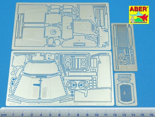 Aber 35132 German half-track tractor part 2 with additional set of fenders, blinds and engine hood (1/35) – image 2