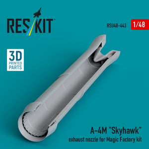 RESKIT RSU48-0443 A-4M &amp;quot;Skyhawk&amp;quot; exhaust nozzle for Magic Factory kit (3D Printed) 1/48 – obrázek 2